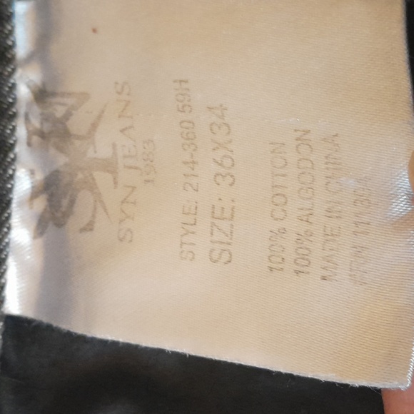 SYN Jeans Distressed Gray Jeans 36x34 - Picture 5 of 8
